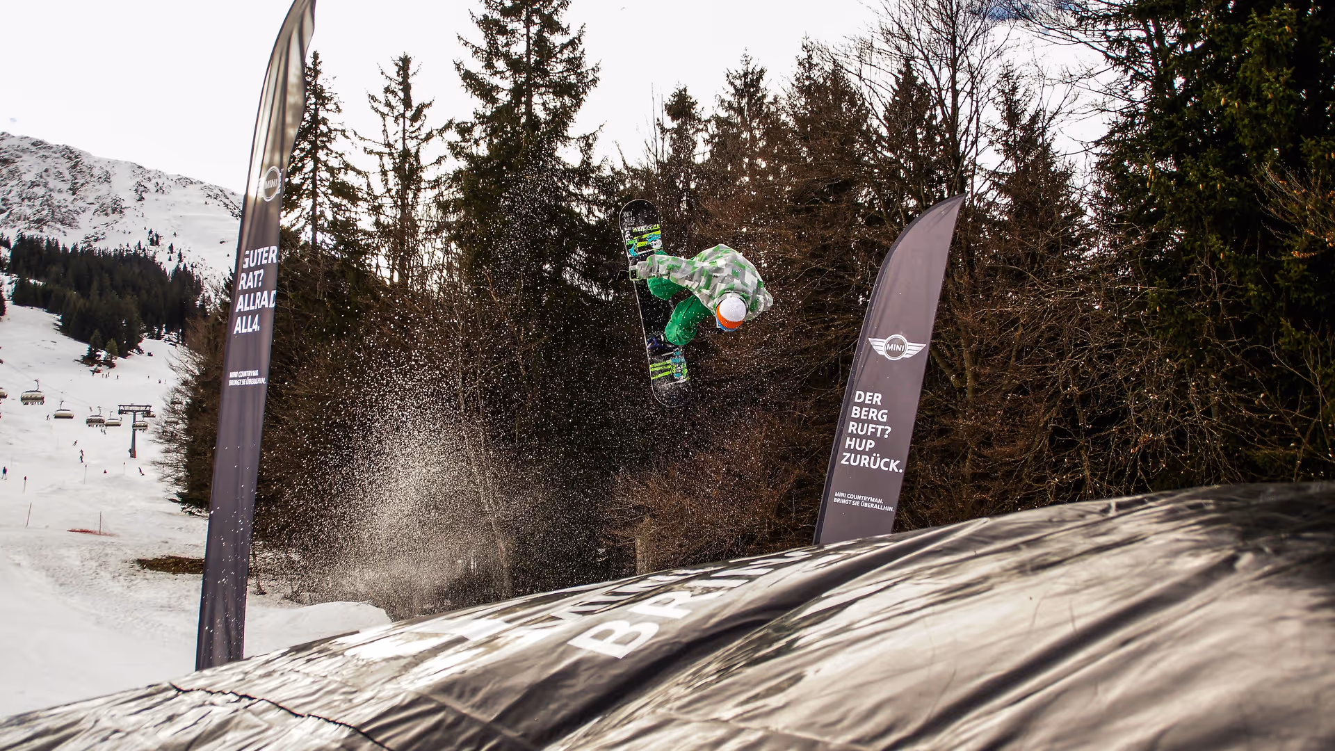 Funpark branding in top ski resorts