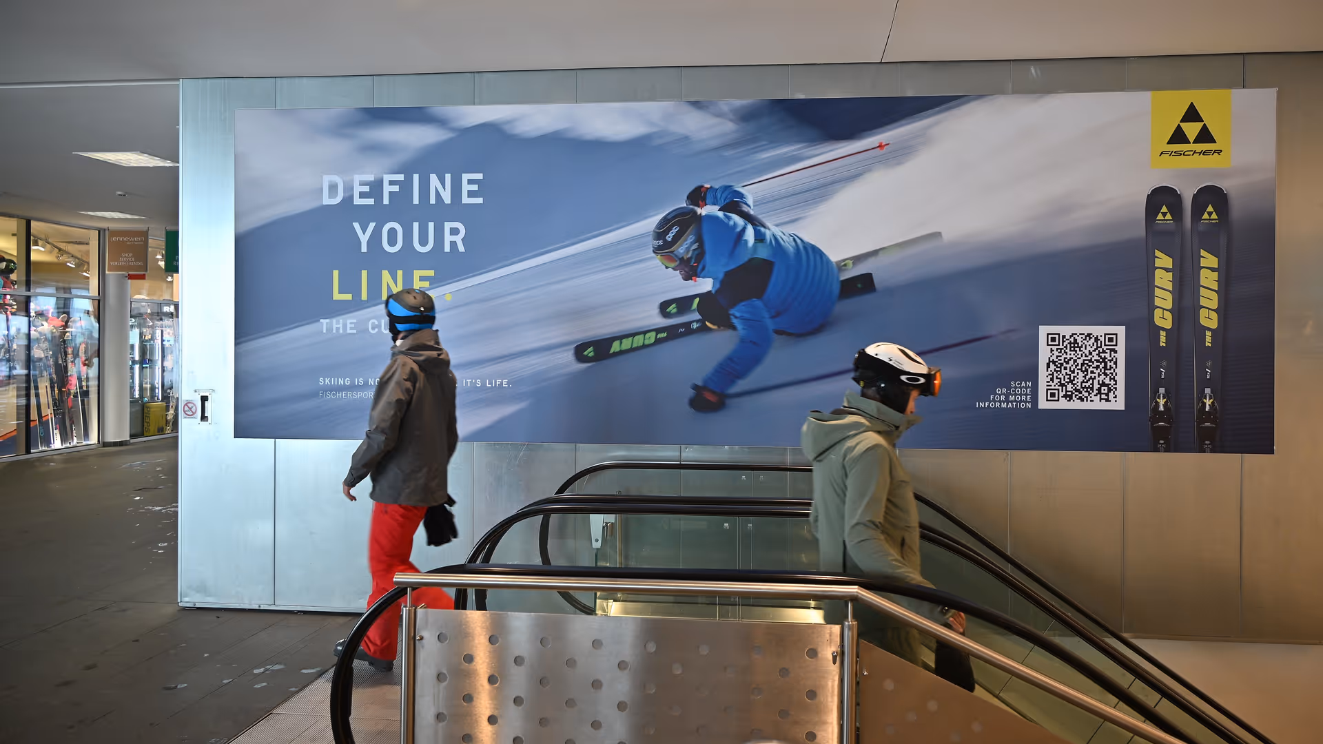 Indoor Impact Fischer in einer Bergstation am Ski Arlberg, St. Anton
