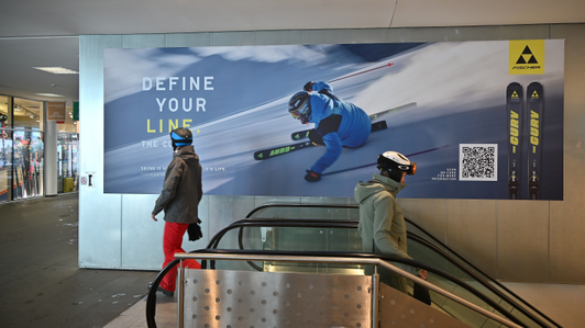 Indoor Impact Fischer in a mountain station at Ski Arlberg, St. Anton