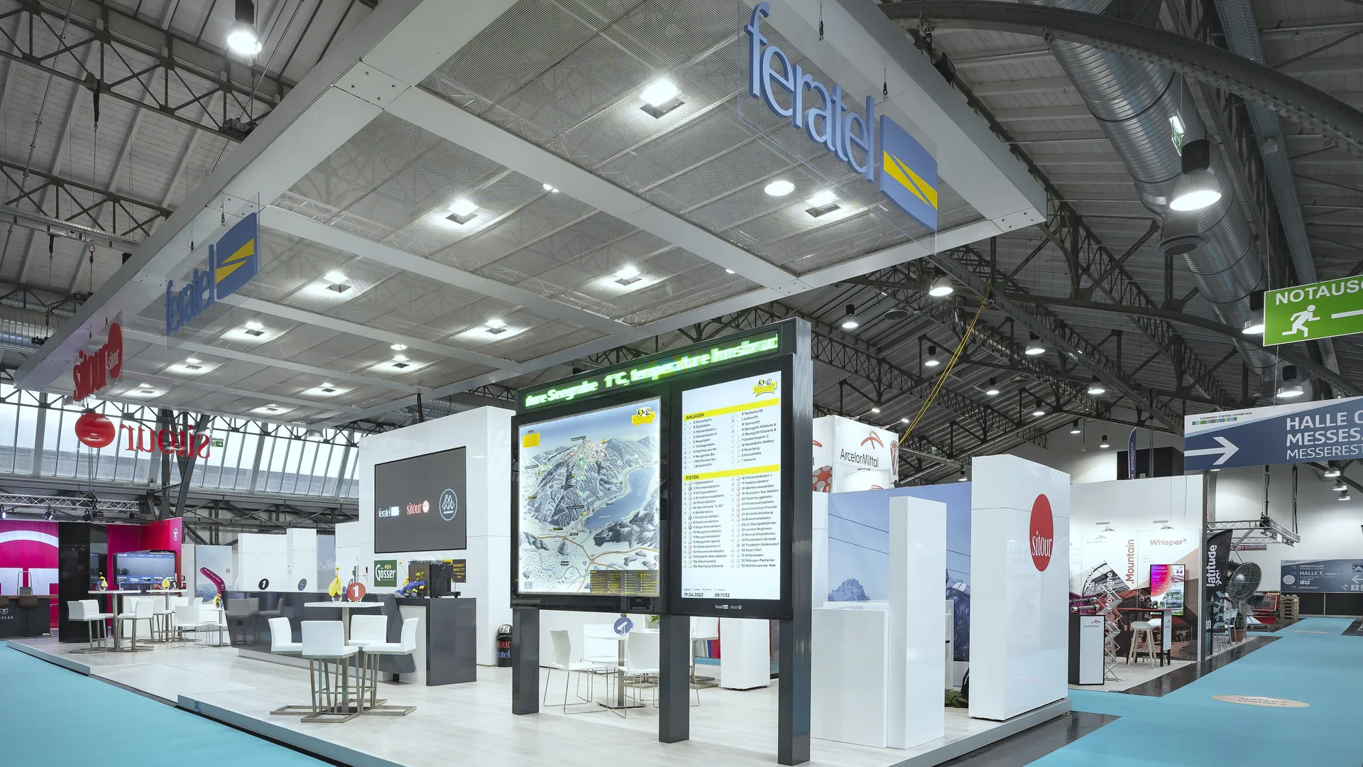 Interalpin sitour-feratel exhibition stand