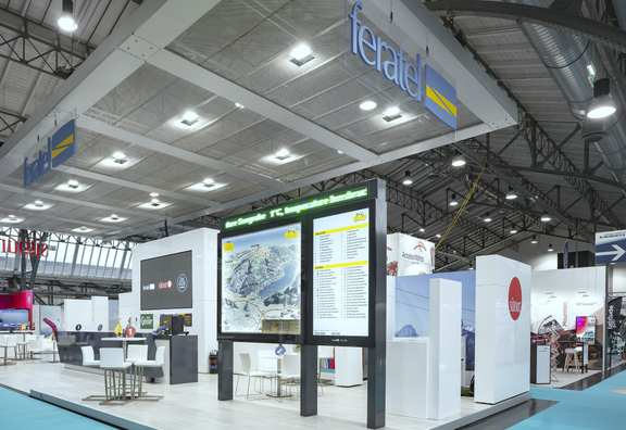 Interalpin sitour-feratel exhibition stand