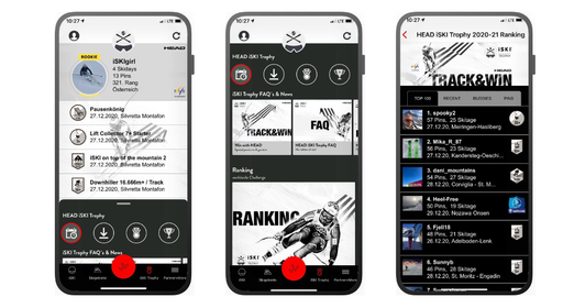 iSKi App - iSKI Trophy, die virtuellen Skitage-Challenge