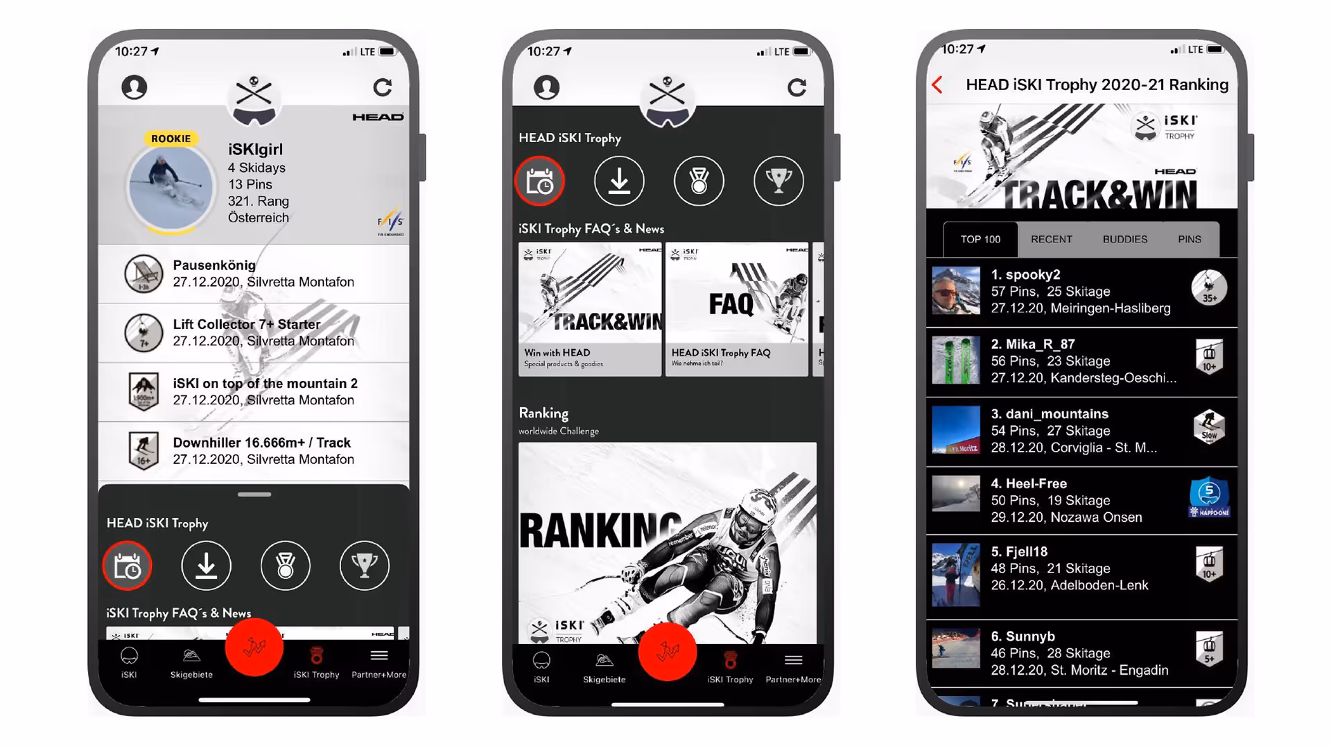 iSKi App - iSKI Trophy, the virtual ski day challenge