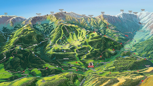 Sommerpanorama der Wanderregion Hinterstoder