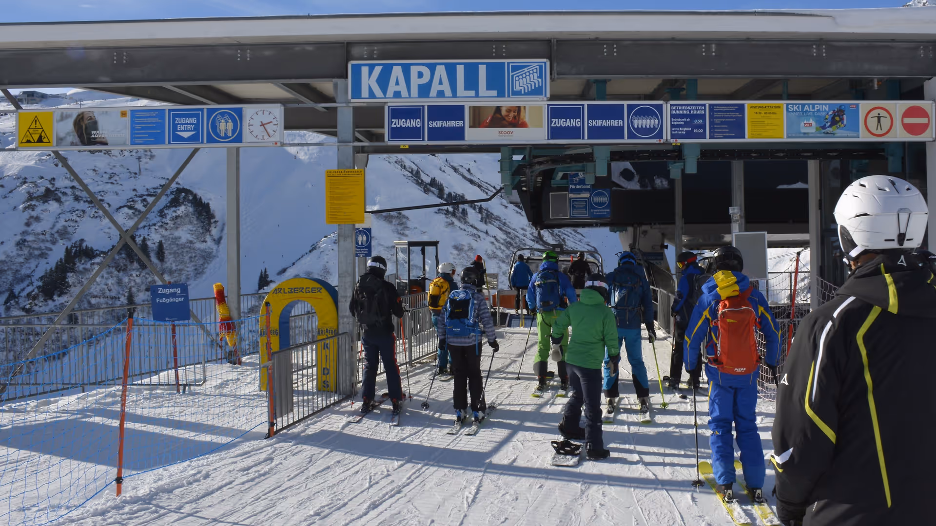 Access portal as a clock panel with interchangeable frame inserts for clock and pictograms