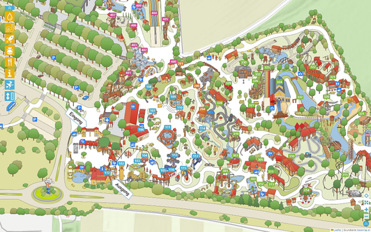 Leisuremap from a Familypark