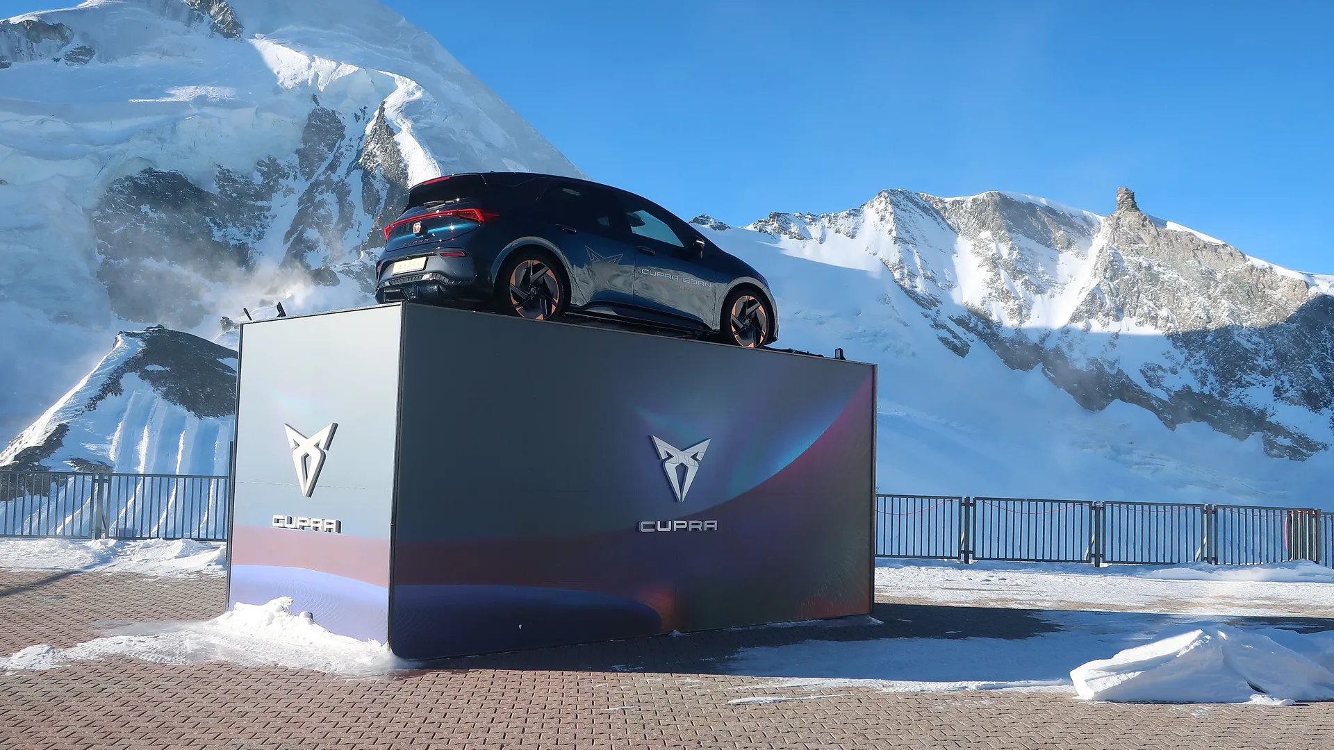 Special Cupra project with vehicle placement in a Swiss ski resort